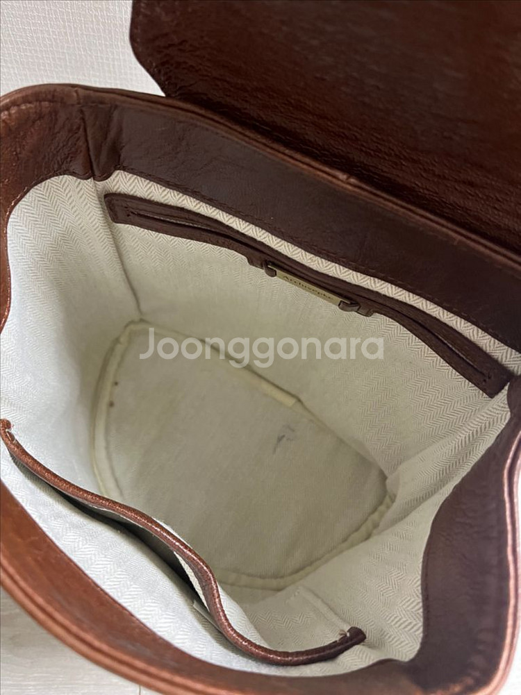 아카이브앱크 오발 스쿨백 백팩 브라운--3