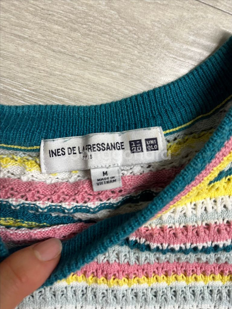 유니클로 이네스 드 라 프레상쥬 반팔 니트(M)--1