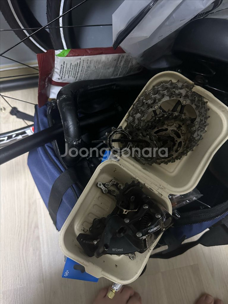 스램 mtb11단 드레일러 스프라켓 체인세트--0