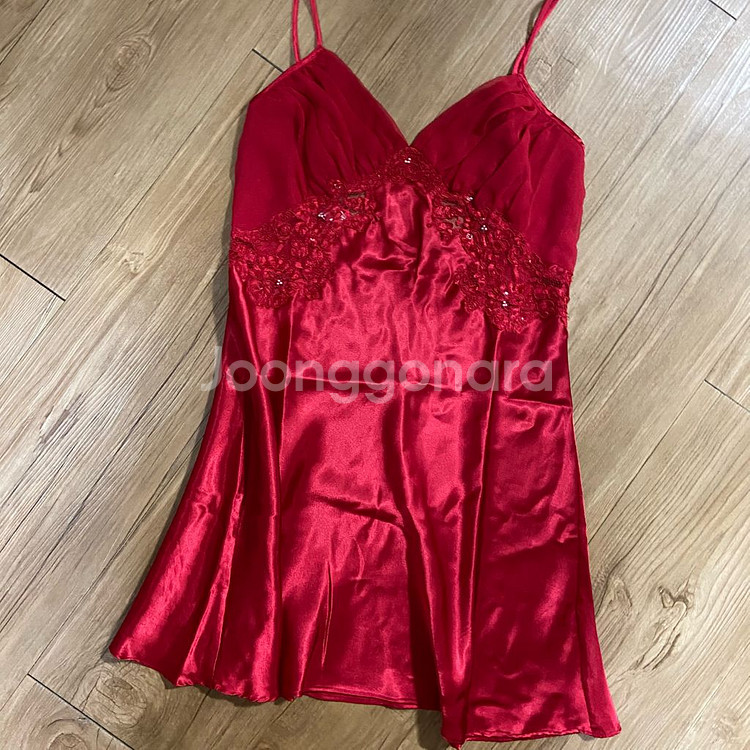 Victorias Secret 란제리 슬립 원피스 M--0