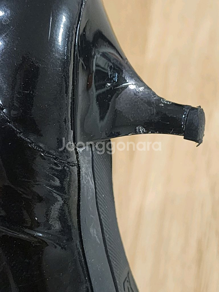 루이비통 블랙 페이턴트 구두 235--7