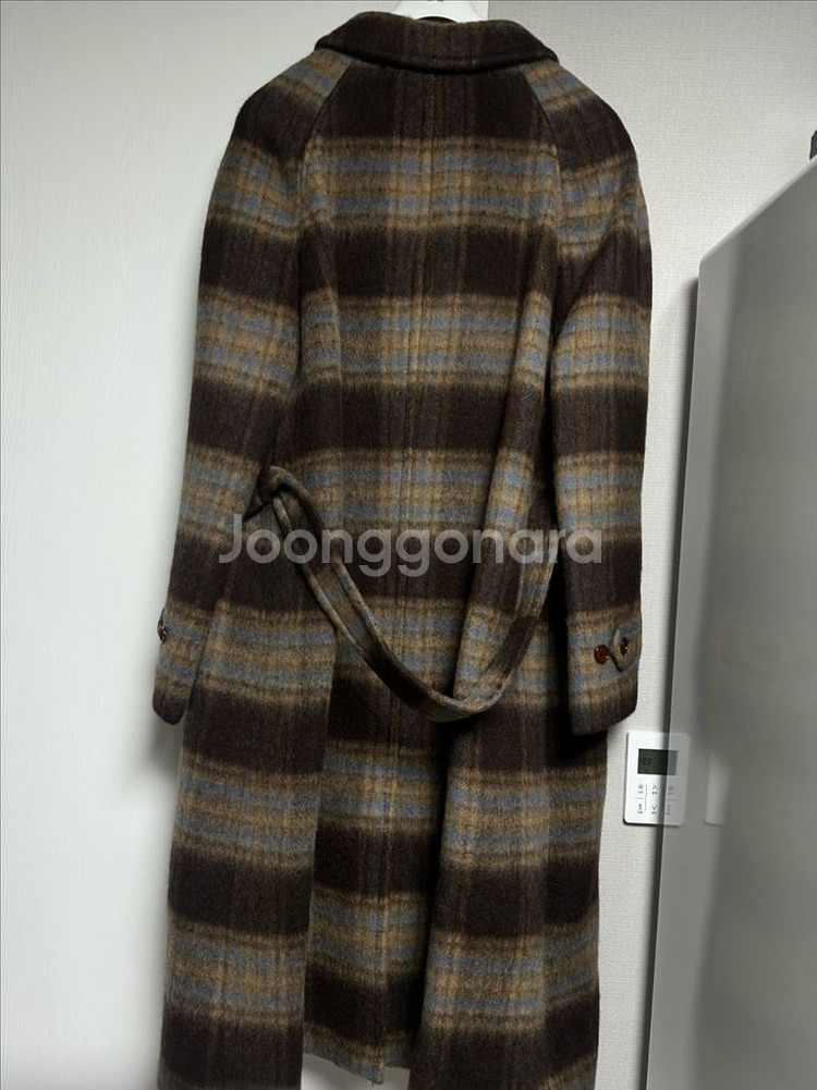 구찌 / 남성 울 체크코트 (최우식착용) / 52--3