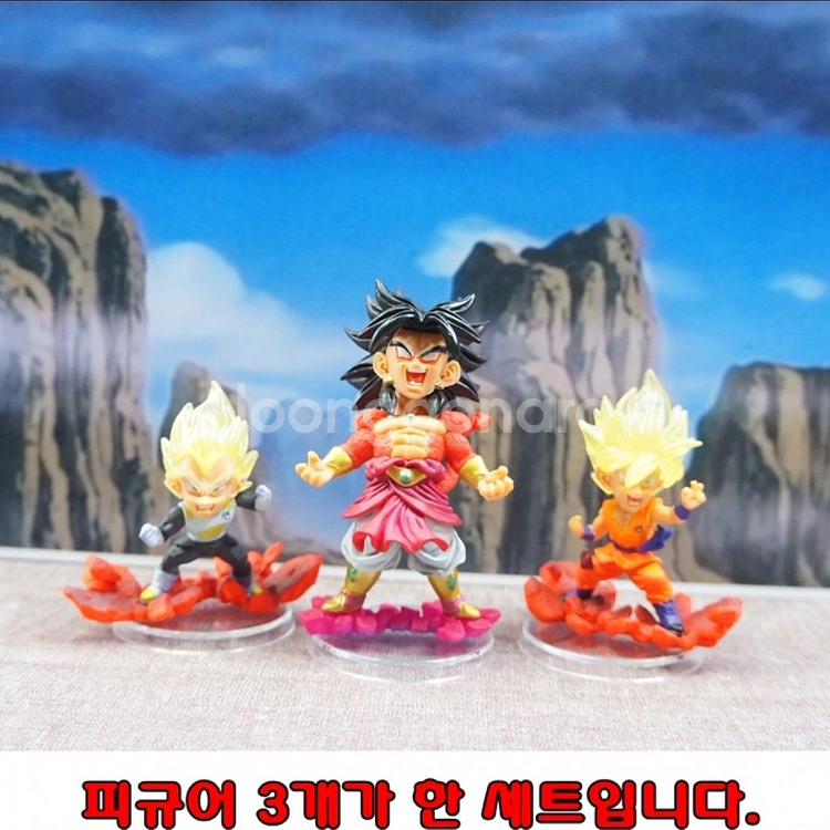 드래곤볼 UG 레전드 오브 사이언 피규어 3종 세트--1