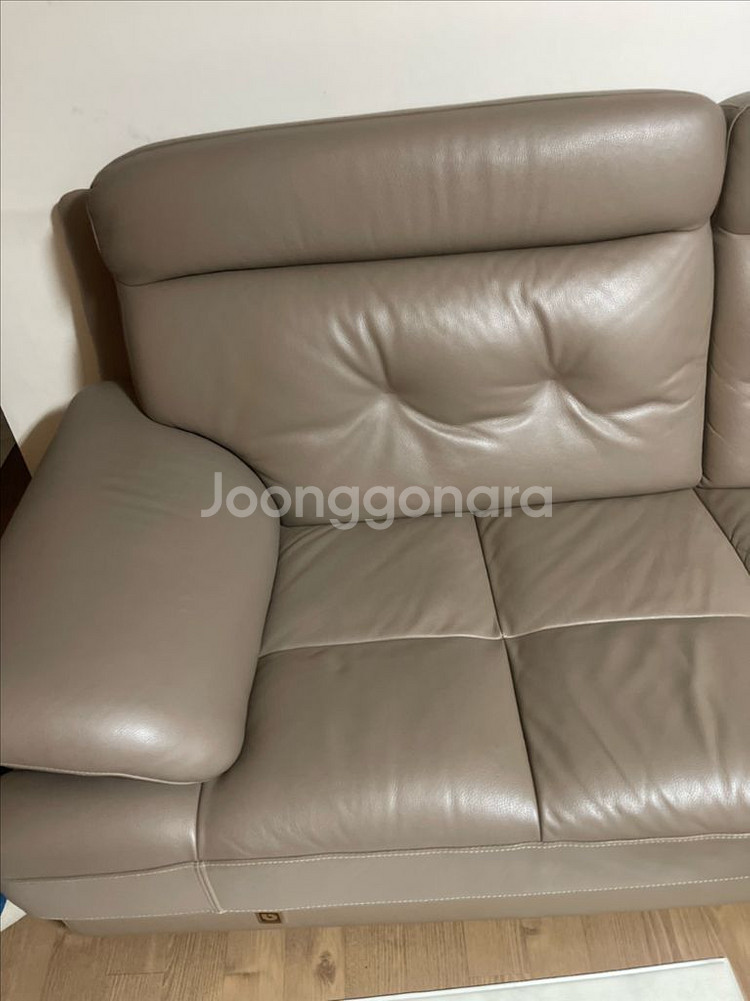 배송 - 다우닝 4인 가죽소파--4