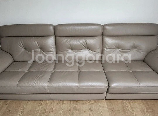 배송 - 다우닝 4인 가죽소파--1