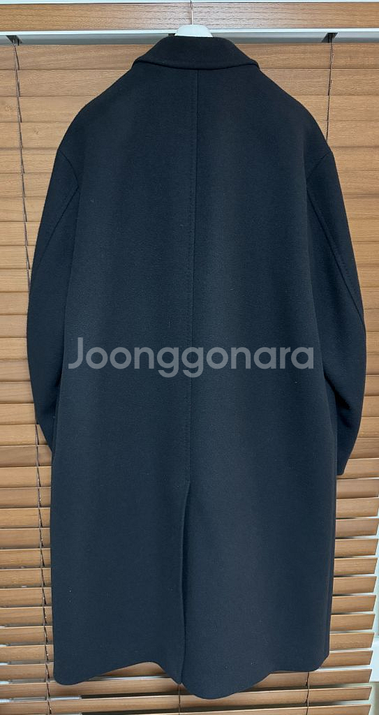 포터리 멜튼울 브레스티드 싱글 코트 블랙 3사이즈--6