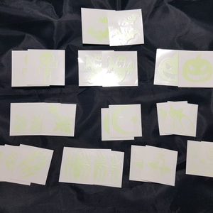 할로윈 셀프타투 야광스티커 10장 랜덤 1세트