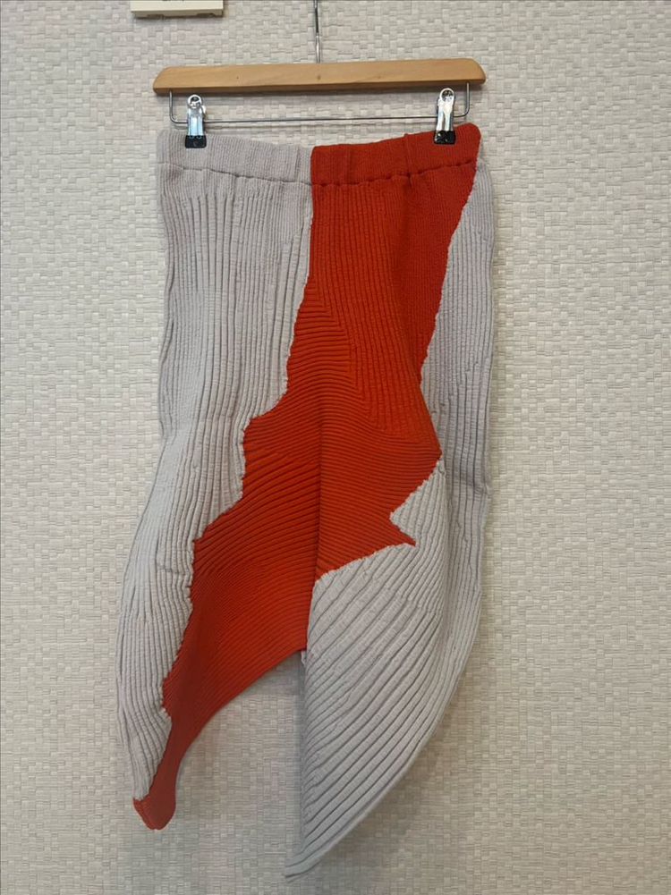 이세이미야케 그로우 니트 스커트--1