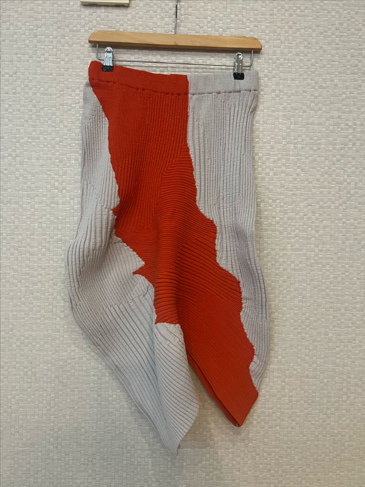 이세이미야케 그로우 니트 스커트--2