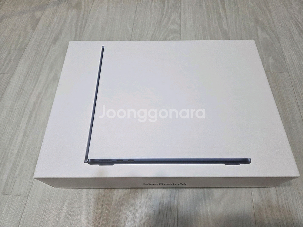 맥북에어 13 M2 256gb/8gb램 미드나이트 풀박--0