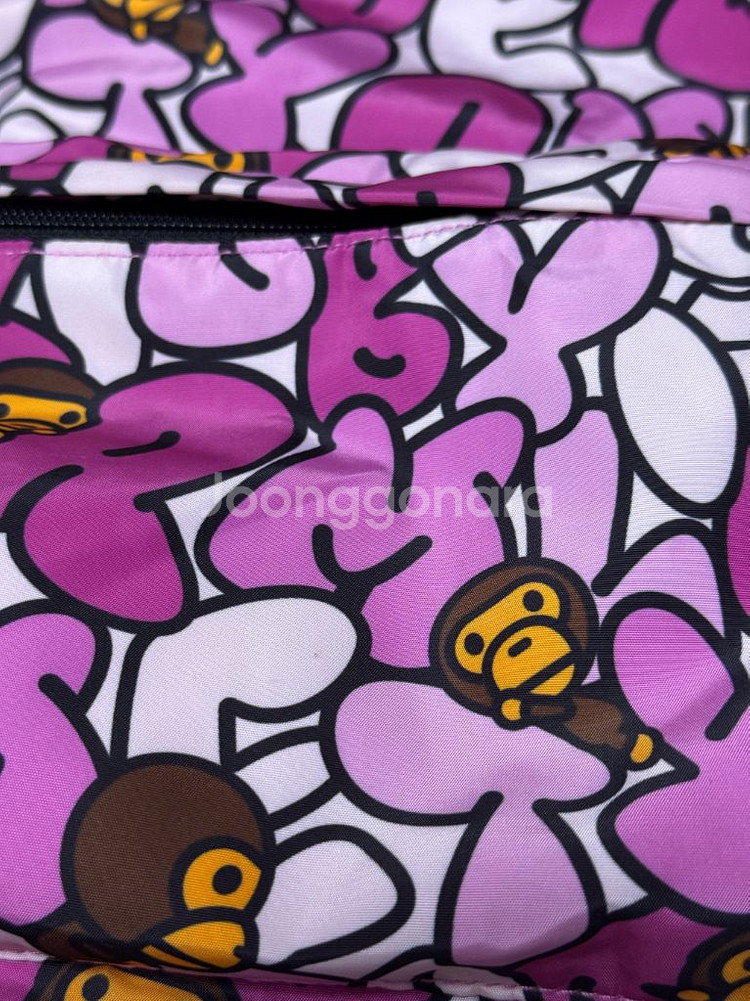 [가격내림]베이프 베이비 마일로 미디움 백팩 핑크--1