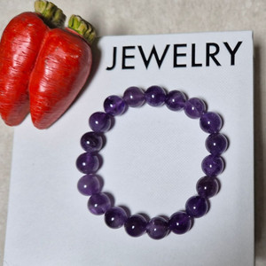 10mm 천연 자수정 팔찌