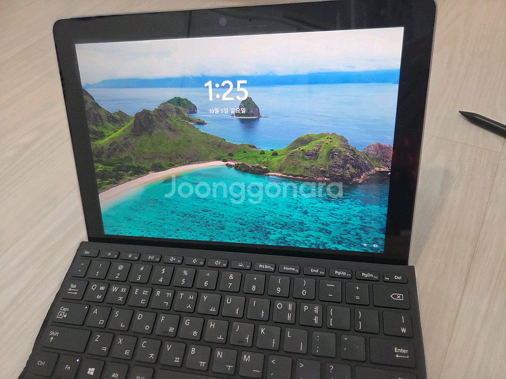 서피스고1 128gb/8gb램 (배터리교체)/키보드펜--4