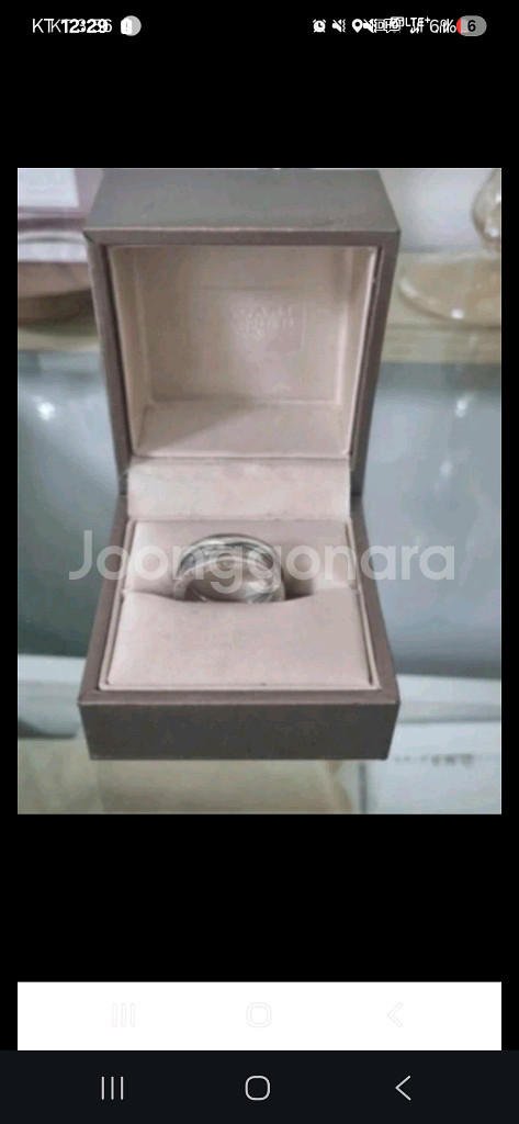 (정품)불가리 비제로원 57호 3밴드 화이트골드--2