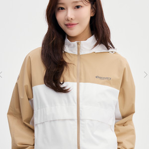 디스커버리 여성 바람막이 컬러블럭 자켓 95 8만원
