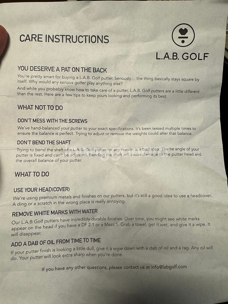 랩골프 랩퍼터 DF3 정품 퍼터 새상품 판매합니다--3
