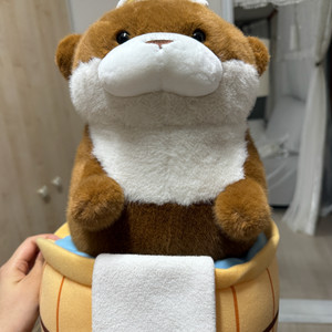 온천 우소우소짱 수달 인형 40cm