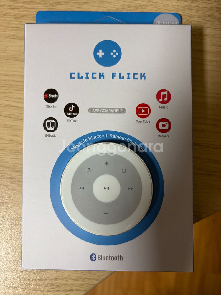 [미개봉] 클릭플릭 MagSafe 블루투스 리모컨--0