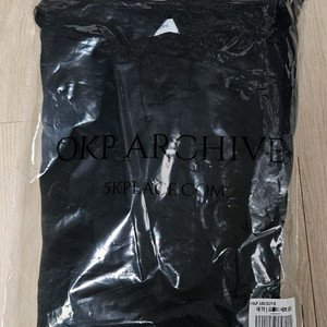 오케이플레이스 오를리 맨투맨(블랙)새상품,편의점택포