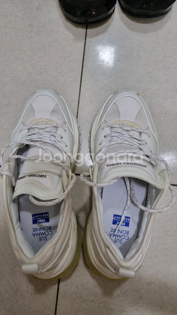 슈콤마보니 운동화 225 흰색--1