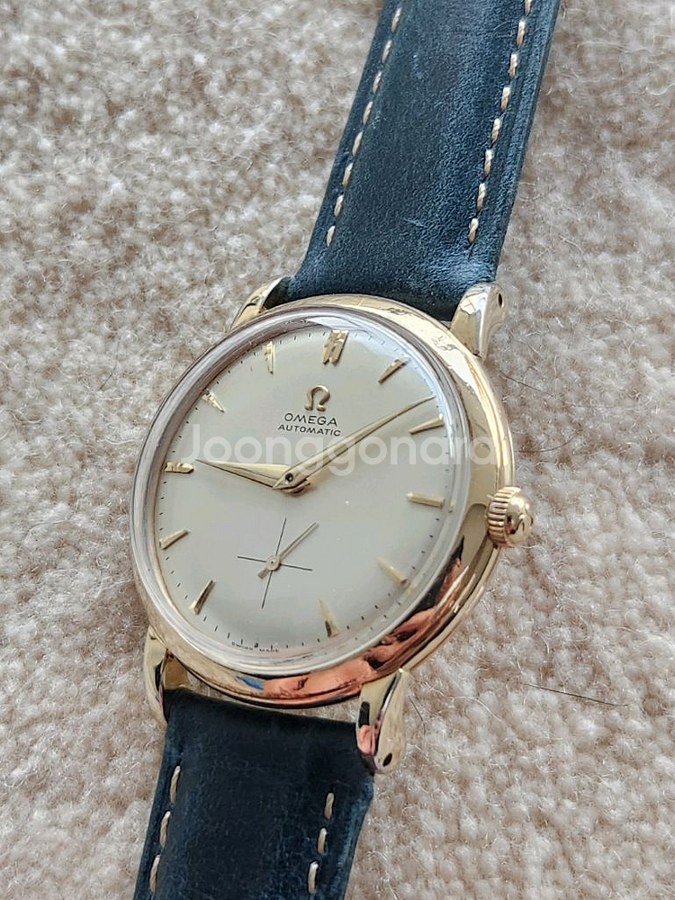 오메가 빈티지 1949년 14k 골드필드 시계--1