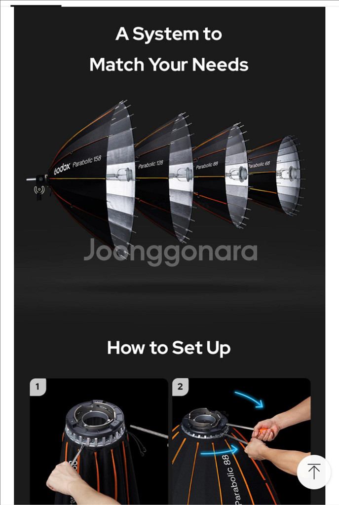 고독스 파라볼릭스158 판매--1