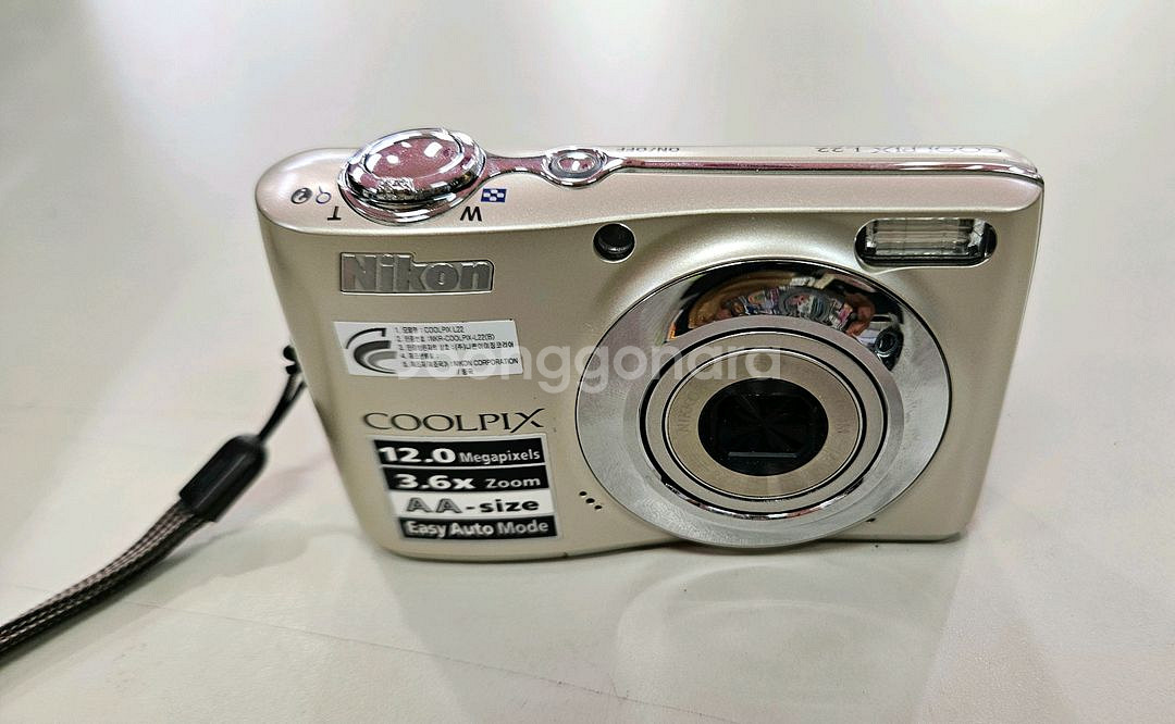 니콘 COOLPIX 쿨픽스 L22 똑딱이 카메라 빈티지--2