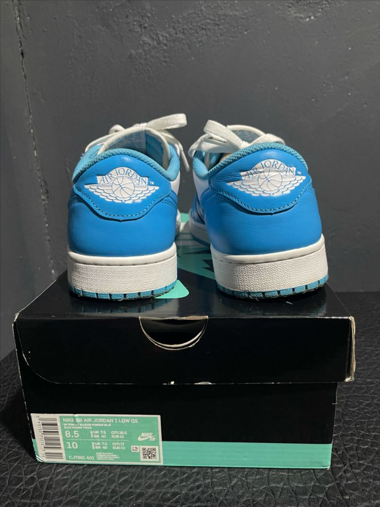 조던 1 로우 SB UNC 유니버시티 블루 이미지