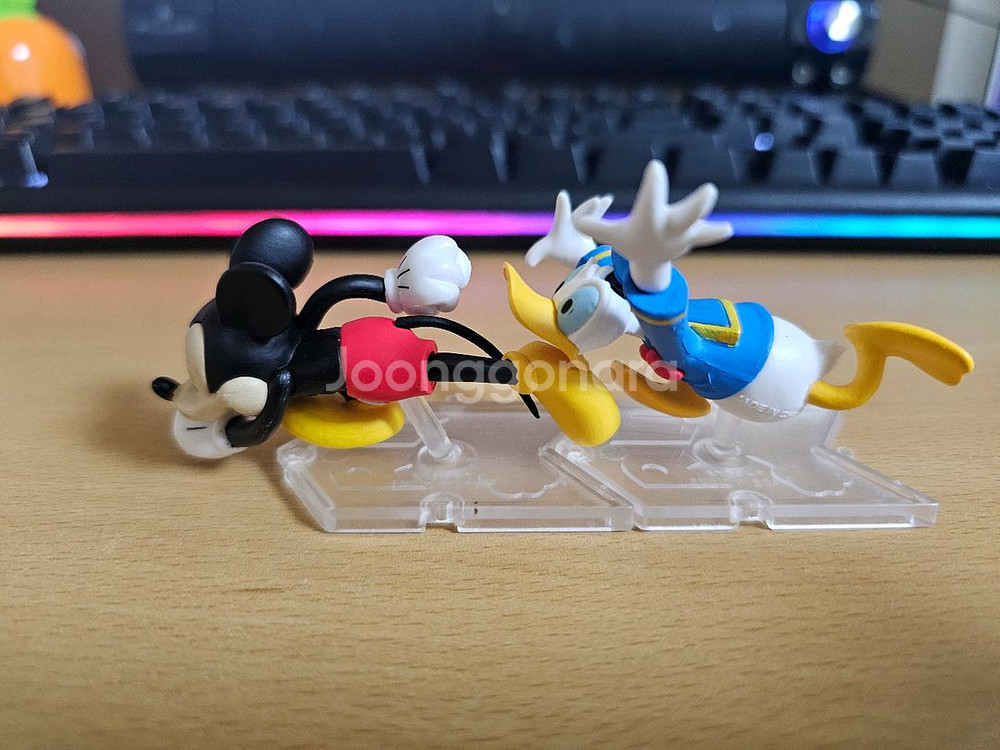 러시 라이프 미키와 친구들 달리는 미키, 도날드 피규어--1