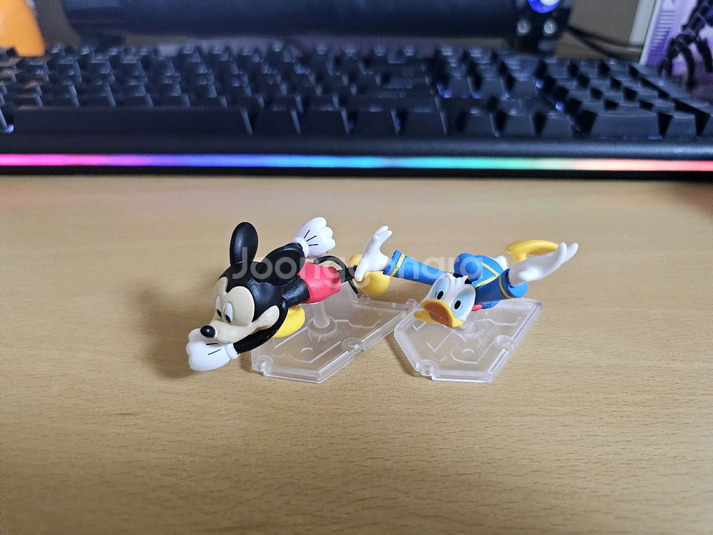 러시 라이프 미키와 친구들 달리는 미키, 도날드 피규어--2