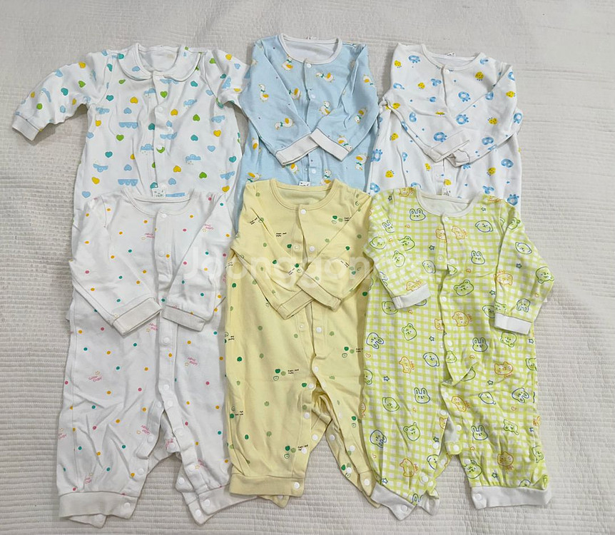 OYBY 아기바디수트 80사이즈 6장 일괄 판매--0