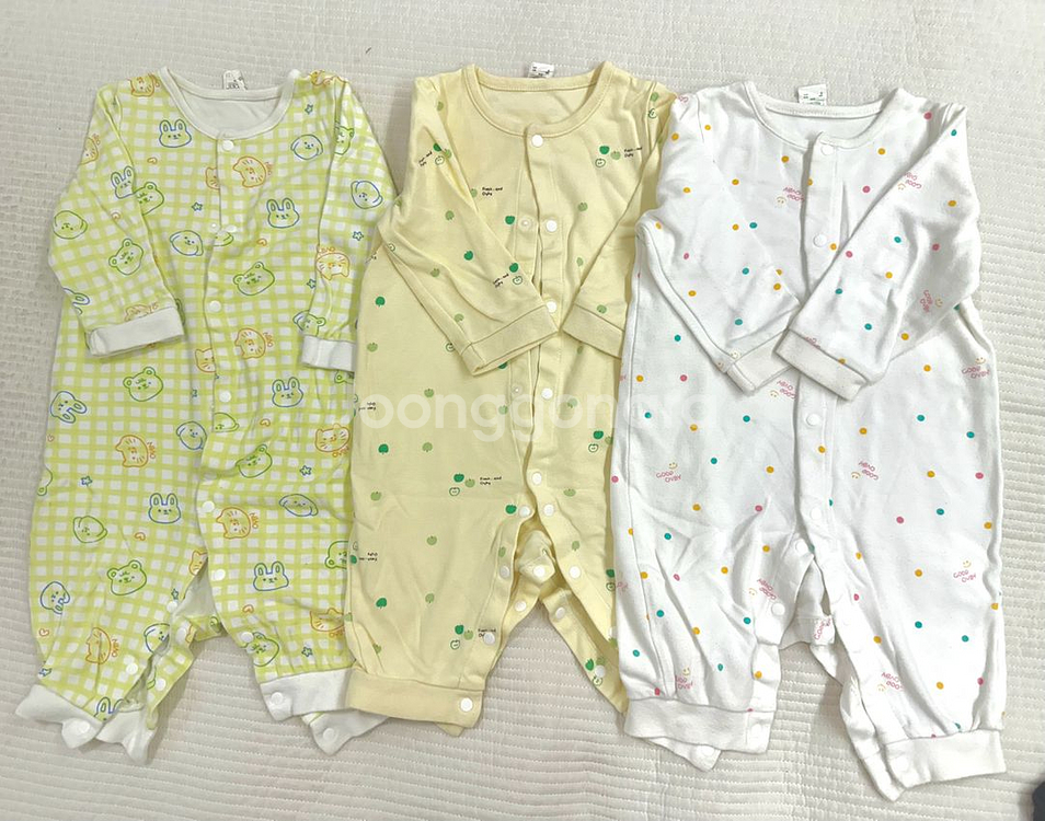 OYBY 아기바디수트 80사이즈 6장 일괄 판매--2