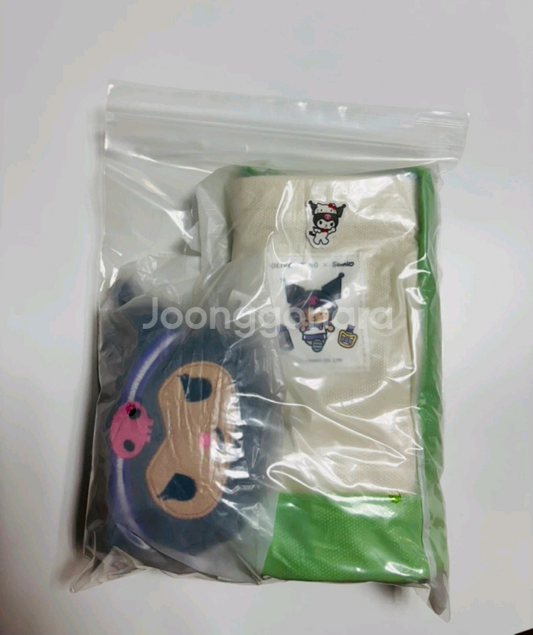 올리브영X산리오 콜라보 쿠로미 토트백&동전지갑키링--0