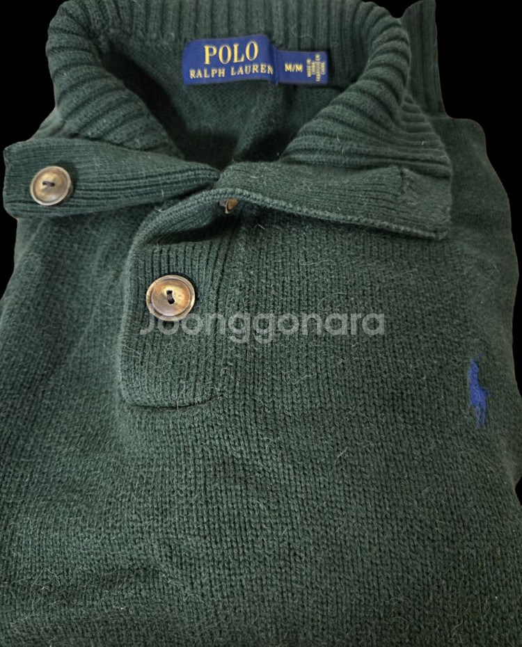 폴로 클래식 넥카라 스웨터니트[정품]정가25만원--1