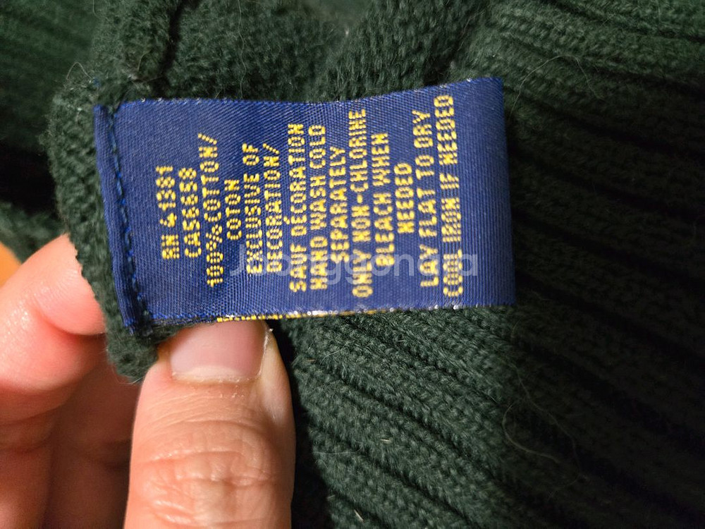 폴로 클래식 넥카라 스웨터니트[정품]정가25만원--4