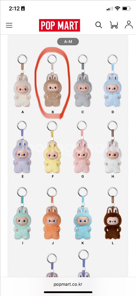 정가양도)미니 라부부 내 마음속 비밀번호 W--1