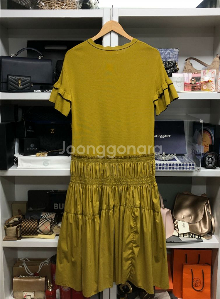 [한섬] O2nd 오즈세컨 캉캉 롱 원피스--4