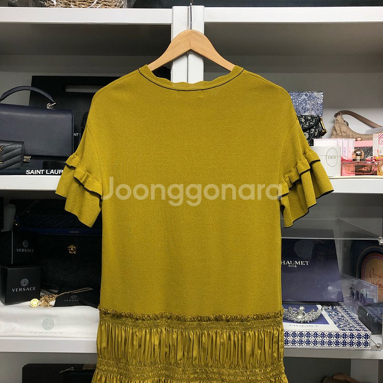 [한섬] O2nd 오즈세컨 캉캉 롱 원피스--5