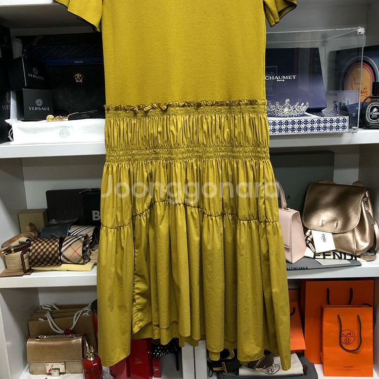 [한섬] O2nd 오즈세컨 캉캉 롱 원피스--3