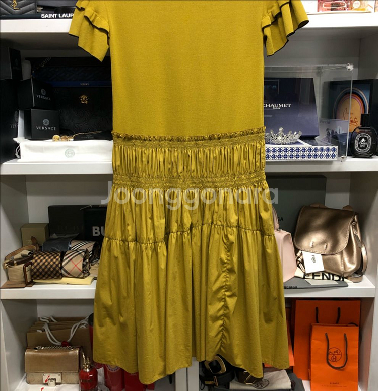 [한섬] O2nd 오즈세컨 캉캉 롱 원피스--6