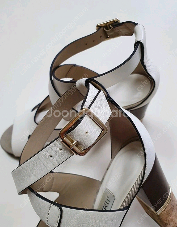 지미추 JIMMY CHOO 화이트 샌들 35 1/2--1