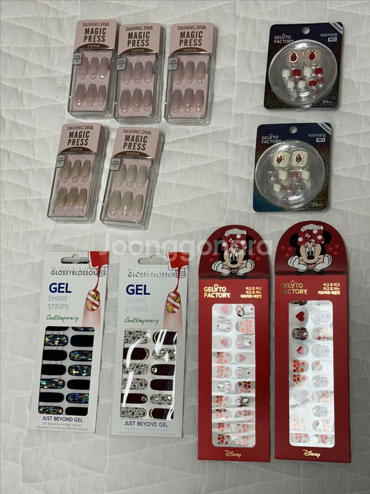 데싱디바 매직프레스 / 젤라또팩토리 네일스티커, 페디팁--0