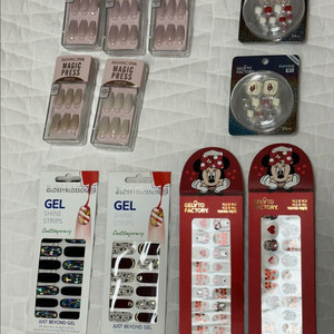 데싱디바 매직프레스 / 젤라또팩토리 네일스티커, 페디팁