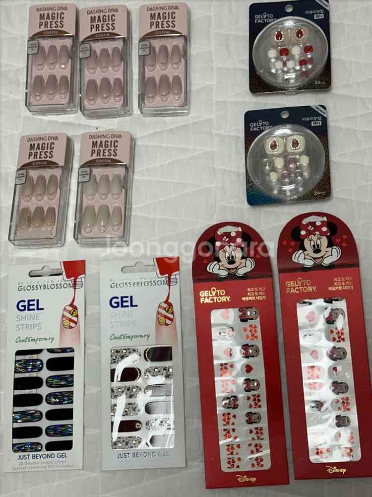 데싱디바 매직프레스 / 젤라또팩토리 네일스티커, 페디팁--1