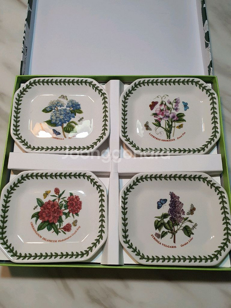 포트메리온 팔각접시 5p 일괄( 백화점정품새상품--2