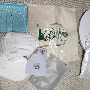 실내슬리퍼귀걸이북에코백미사용