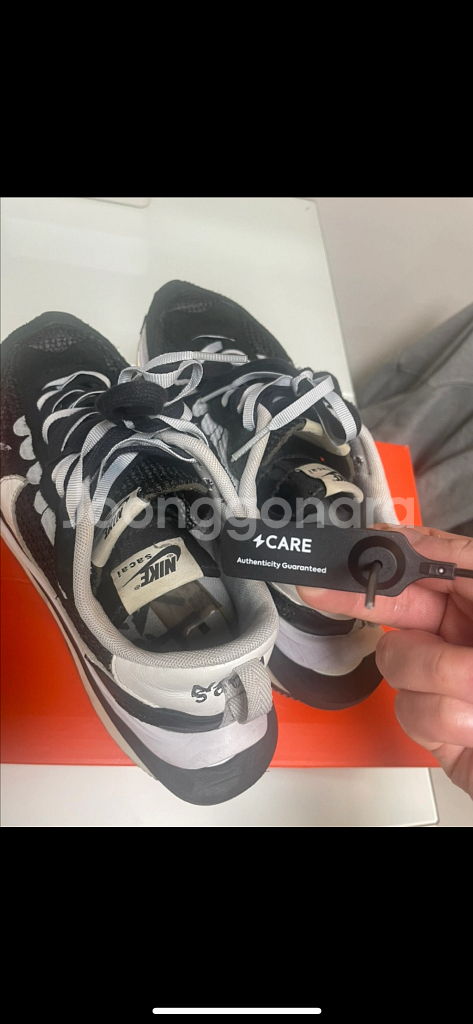 나이키 사카이 베이퍼와플 블랙--3