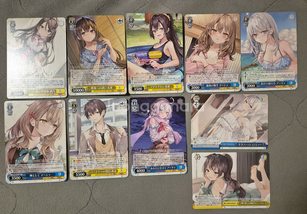 코노스바+로시데레 바이스슈발츠 카드 15종--0