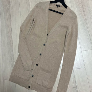 띠어리 THEORY 캐시미어100% 가디건 브이넥베이지