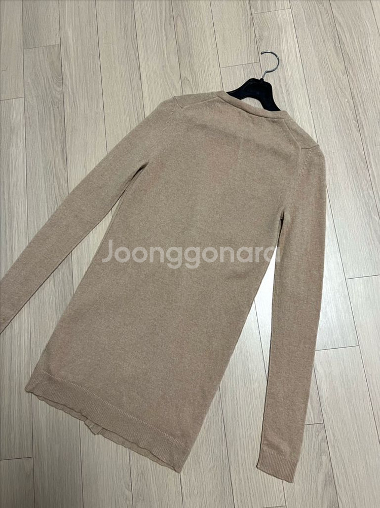 띠어리 THEORY 캐시미어100% 가디건 브이넥베이지--2